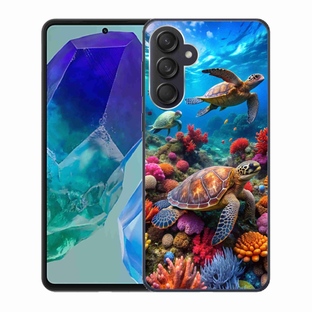 Gél borítás mmCase Samsung Galaxy M55 5G - Sea World 2