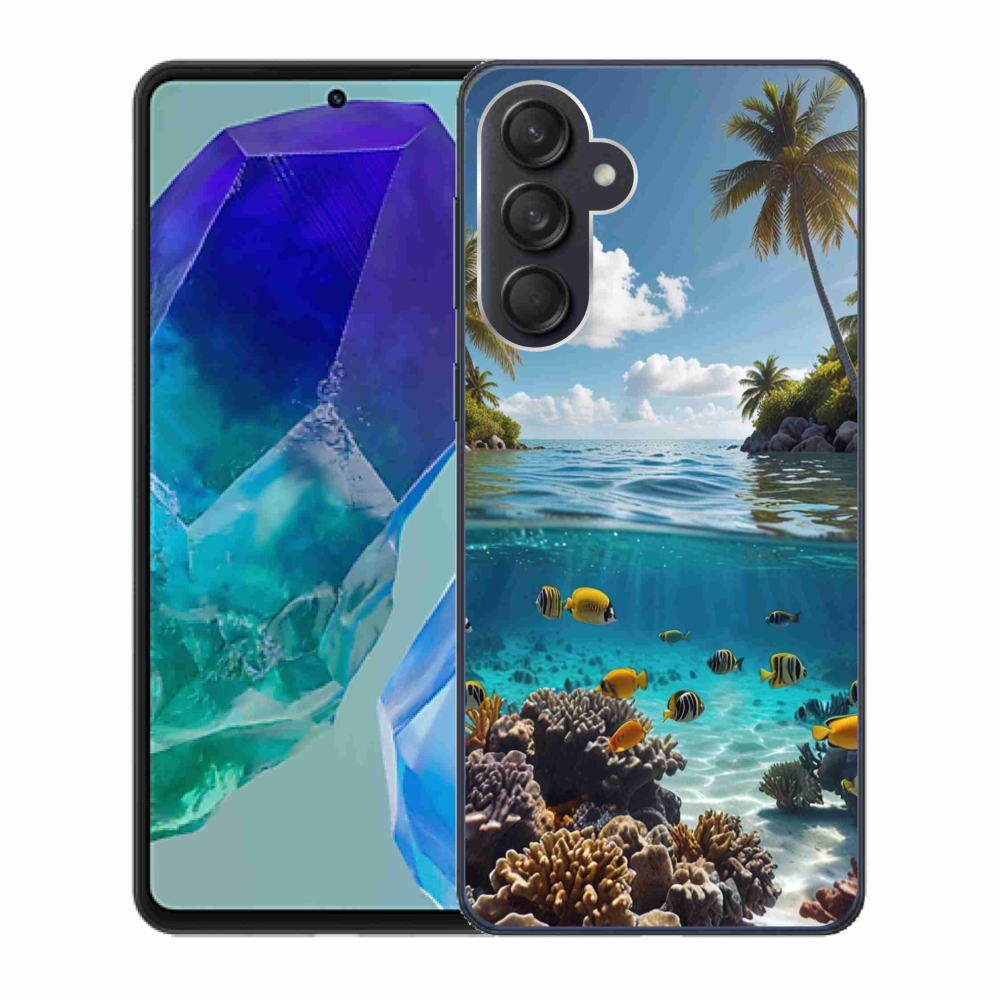 Gél borítás mmCase Samsung Galaxy M55 5G - Sea World 4
