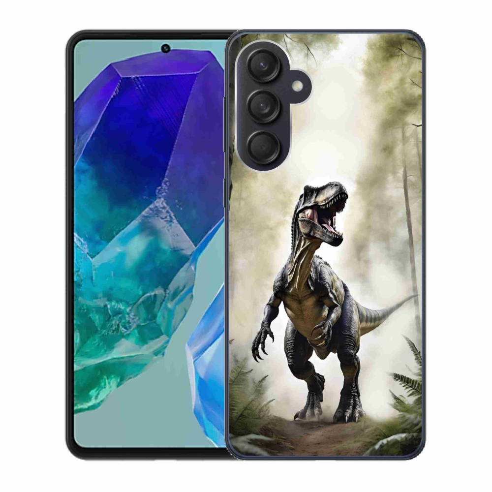 Zselés borítás mmCase Samsung Galaxy M55 5G - dühös T-Rex
