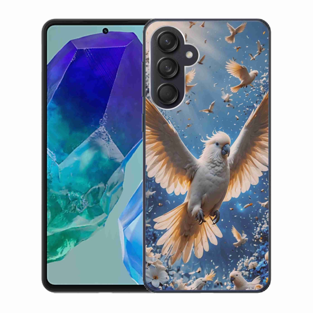Gél borítás mmCase Samsung Galaxy M55 5G - papagáj kakadu