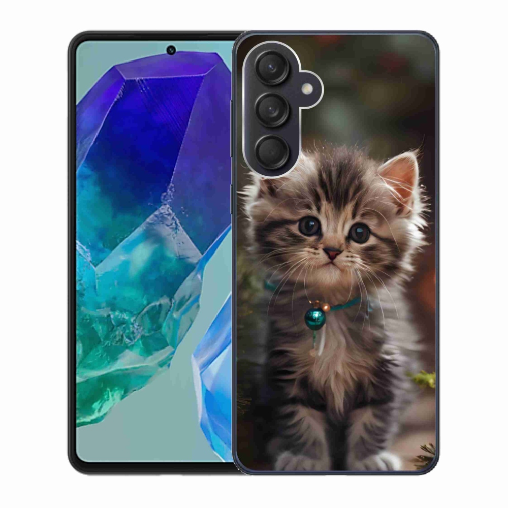 Gél borító mmCase Samsung Galaxy M55 5G - aranyos cica 11