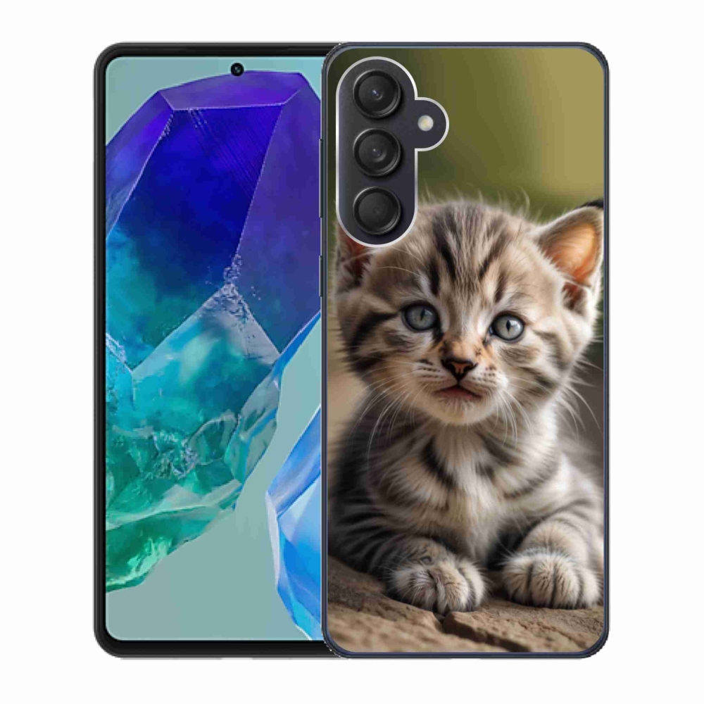 Gél borító mmCase Samsung Galaxy M55 5G - aranyos cica 9