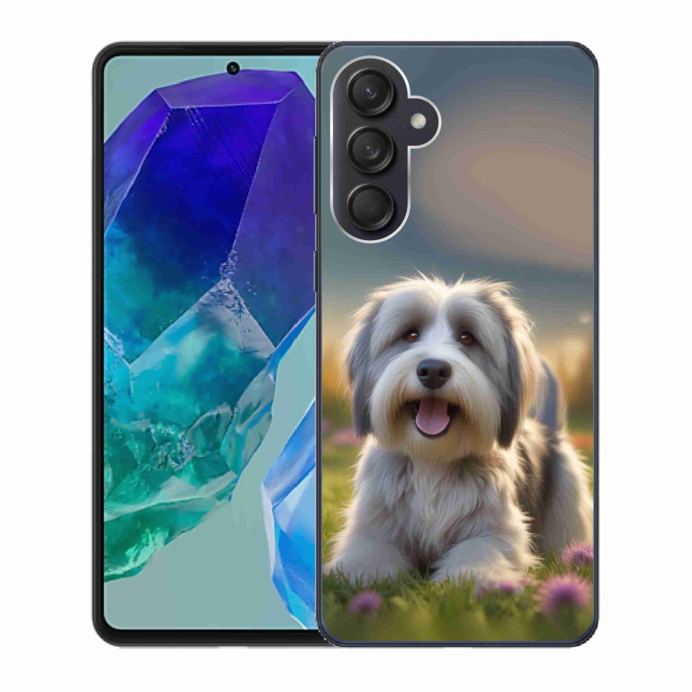 Gél borító mmCase Samsung Galaxy M55 5G - aranyos havannai kutya