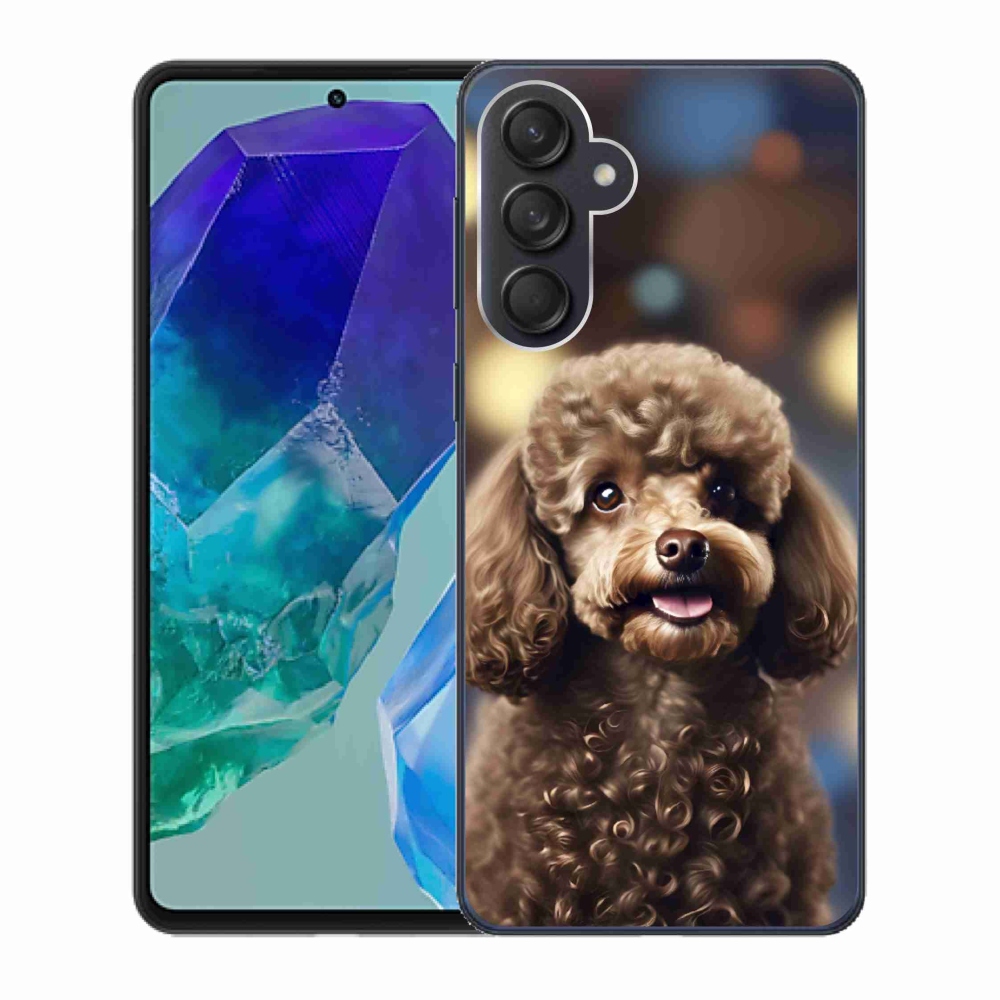 Gél borítás mmCase Samsung Galaxy M55 5G - aranyos uszkár