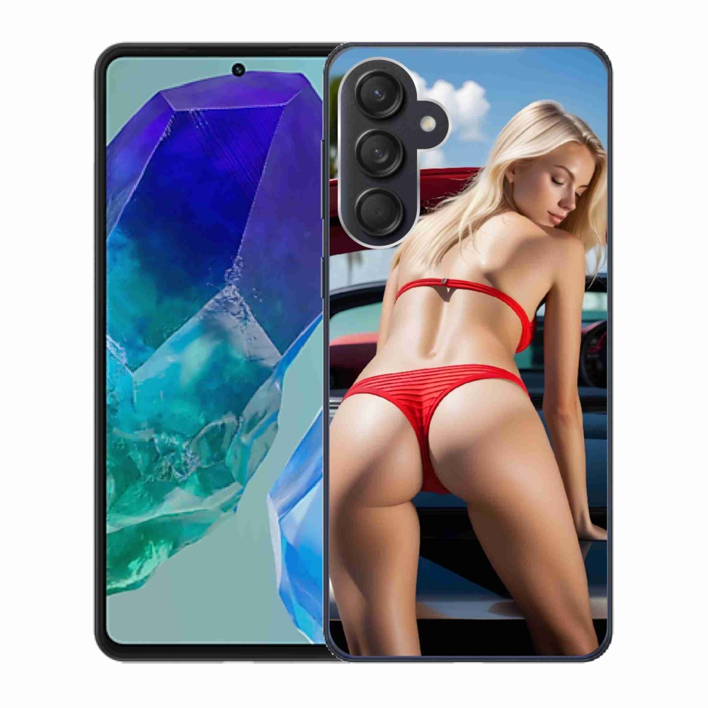 Gél borító mmCase Samsung Galaxy M55 5G - szexi nő 2