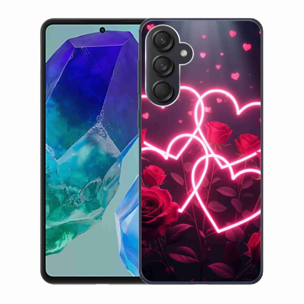Gél borítás mmCase Samsung Galaxy M55 5G - Szerelem szíve