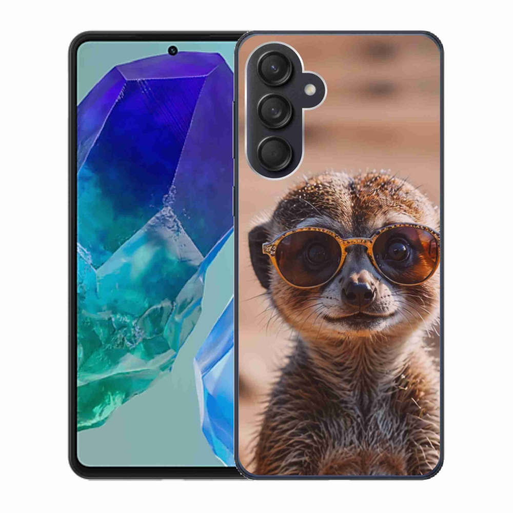 Gél borítás mmCase Samsung Galaxy M55 5G - stílusos surikata