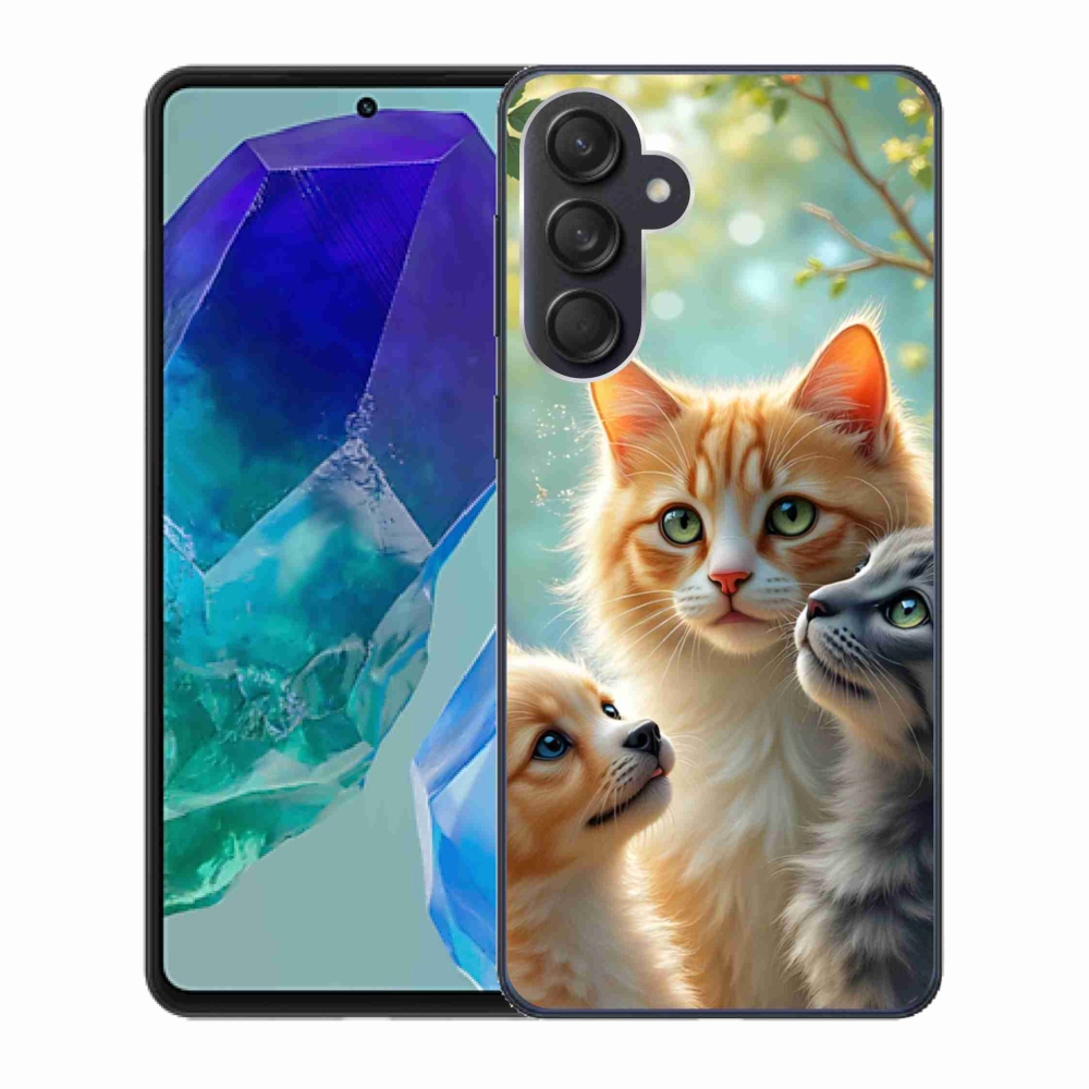 Gél borító mmCase Samsung Galaxy M55 5G - állati barátság 2