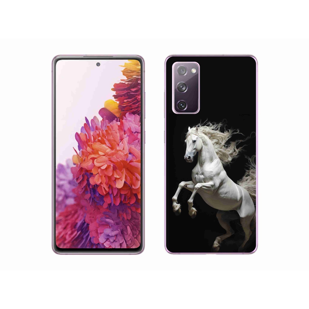 Zselés borítás mmCase Samsung Galaxy S20 FE - fehér ló 4