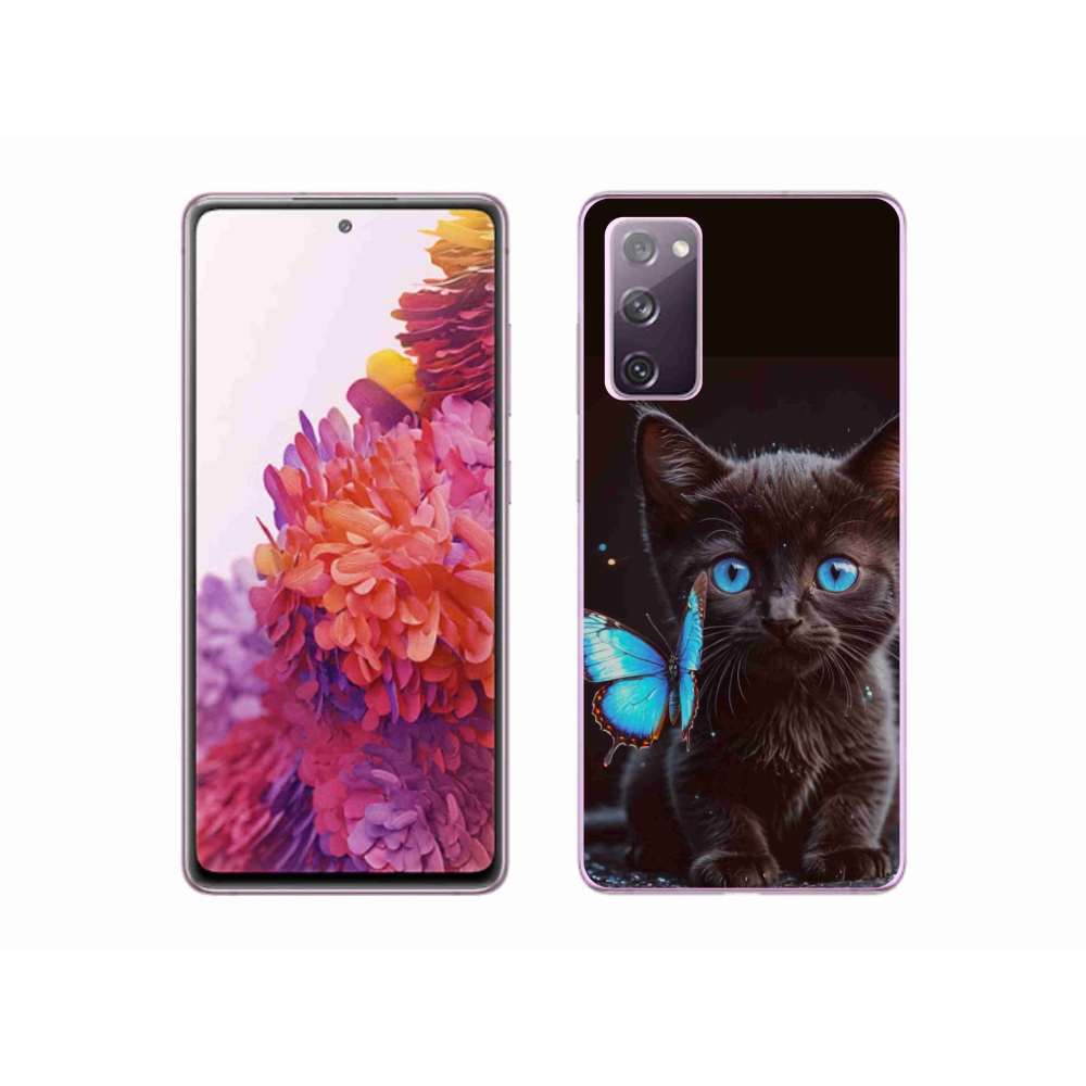 Zselés borítás mmCase Samsung Galaxy S20 FE - fekete cica 3