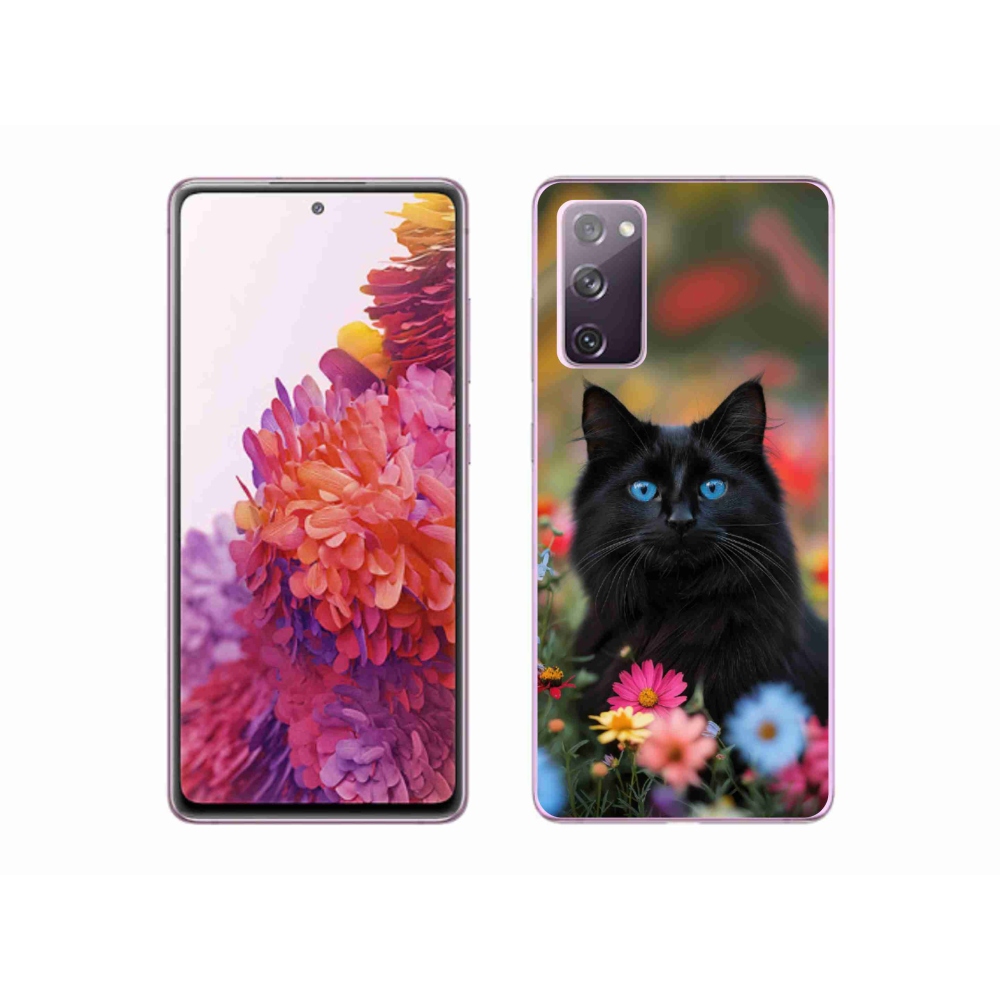Zselés borítás mmCase Samsung Galaxy S20 FE - fekete cica 4