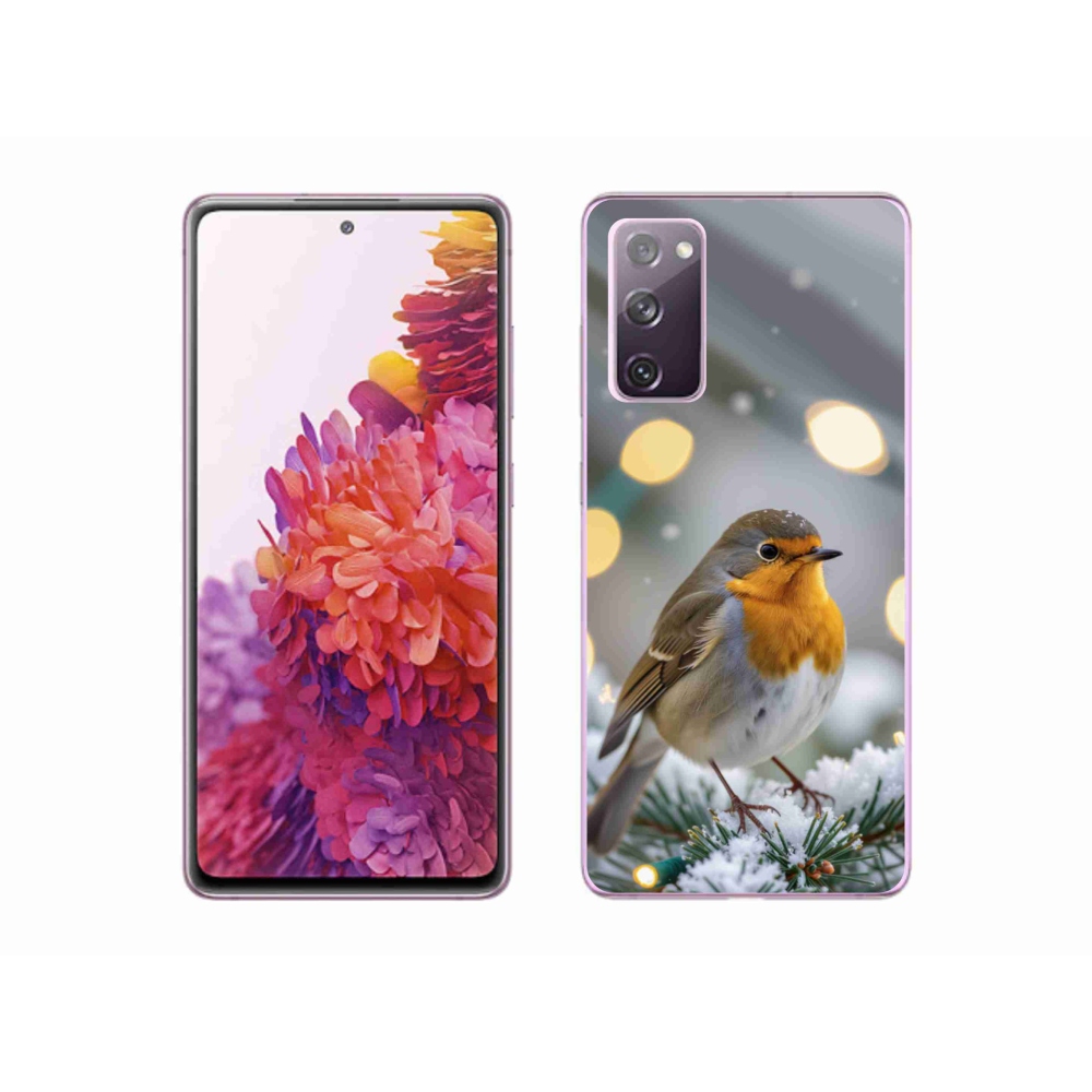 Zselés borítás mmCase Samsung Galaxy S20 FE - piros télen