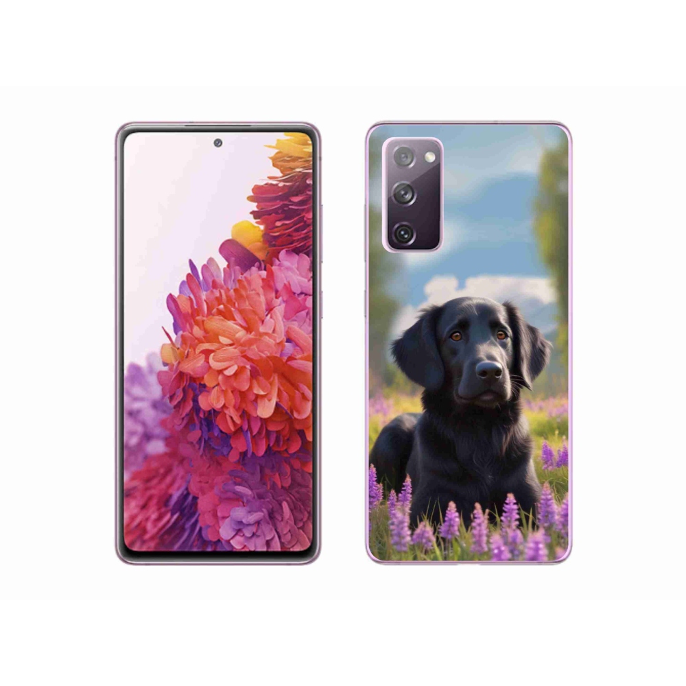 Zselés borítás mmCase Samsung Galaxy S20 FE készülékhez - elegáns fekete retriever