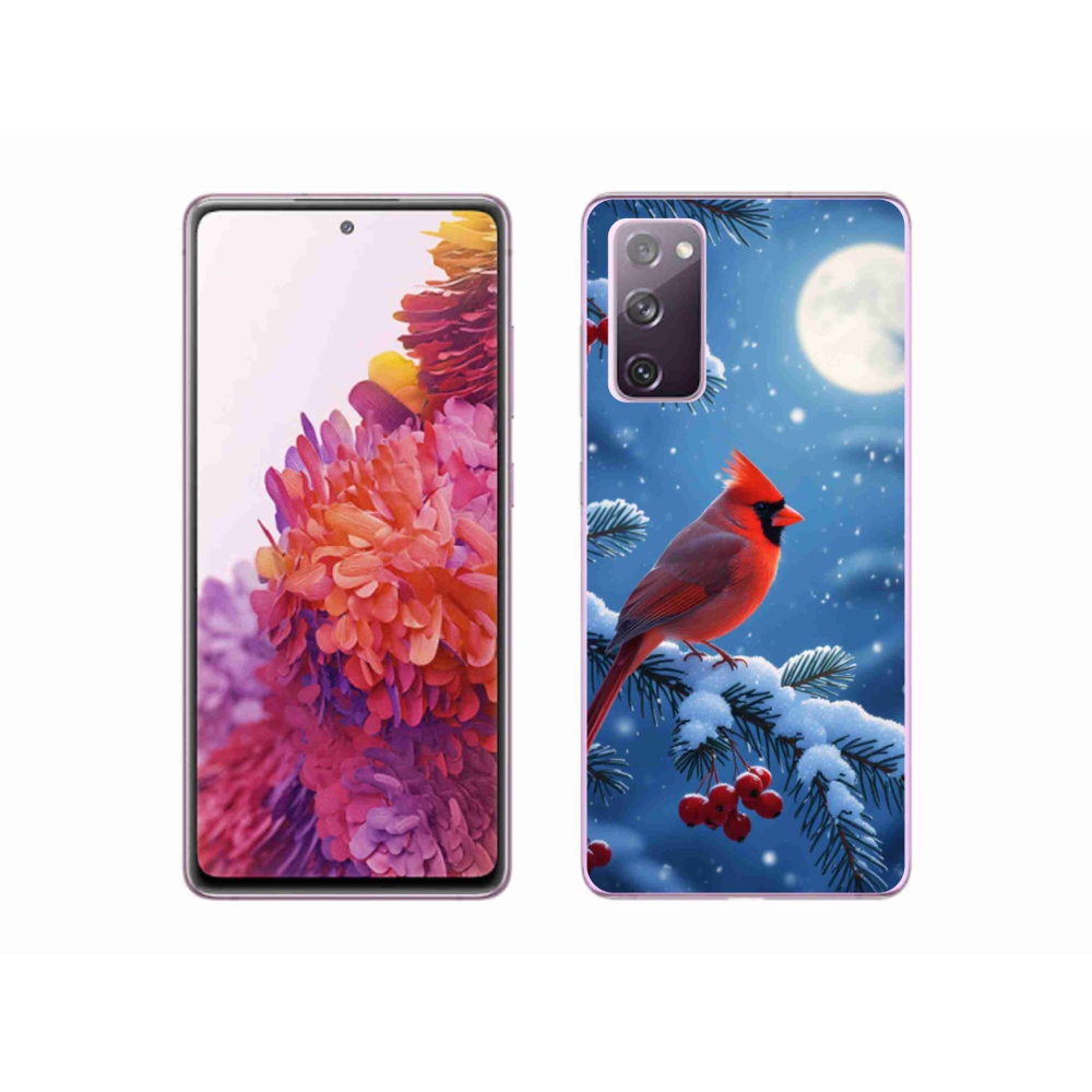 Gél védőhuzat mmCase Samsung Galaxy S20 FE készülékhez - kardinálpiros színű