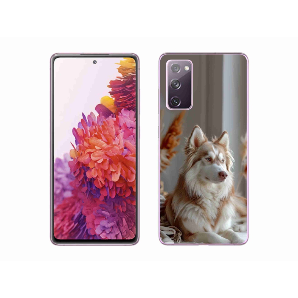 Zselés borítás mmCase Samsung Galaxy S20 FE - csendes szibériai husky
