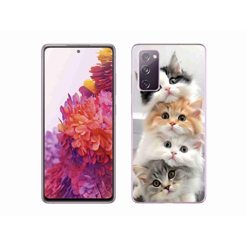 Zselés borítás mmCase Samsung Galaxy S20 FE - macska csoporthoz