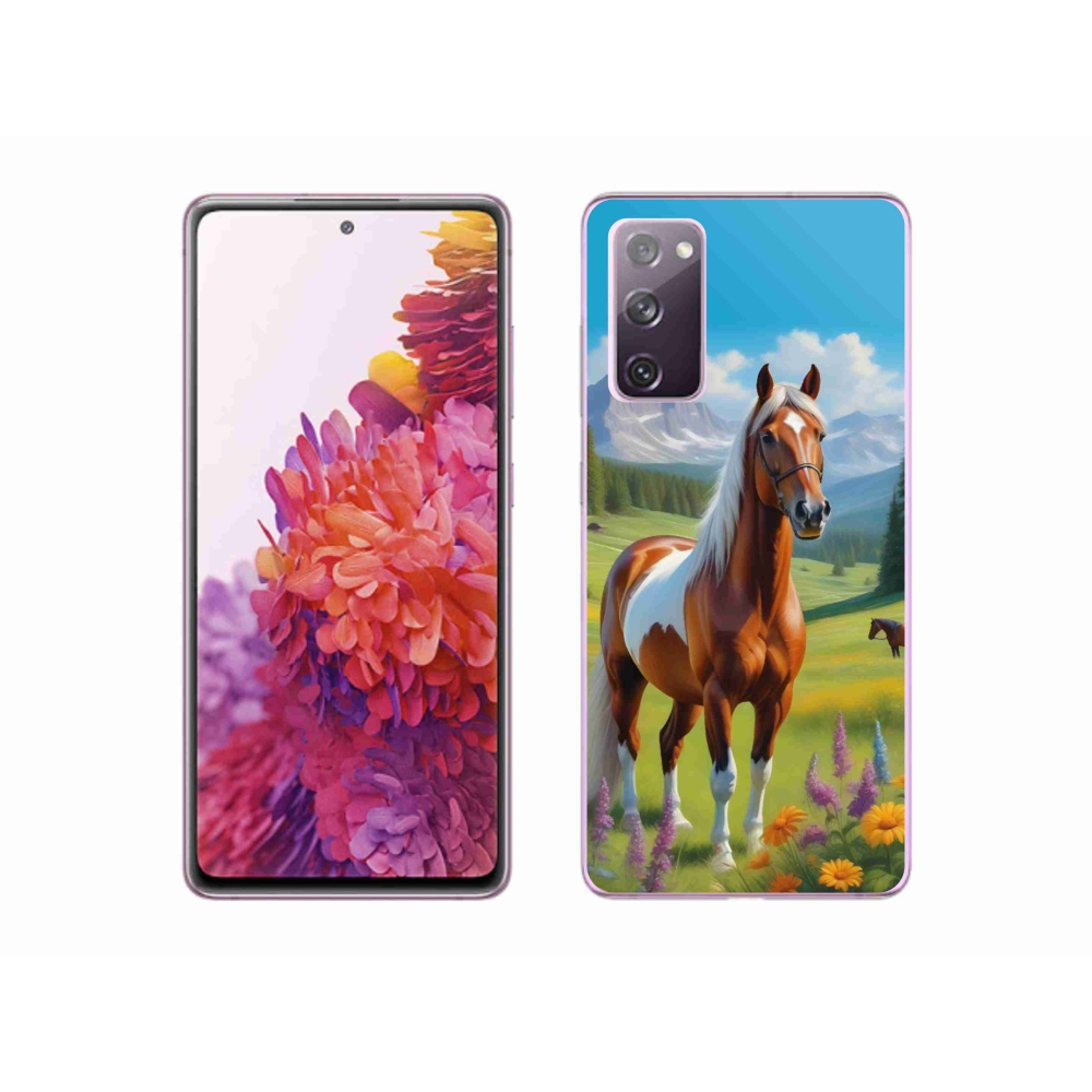 Zselés borítás mmCase Samsung Galaxy S20 FE - ló a réten
