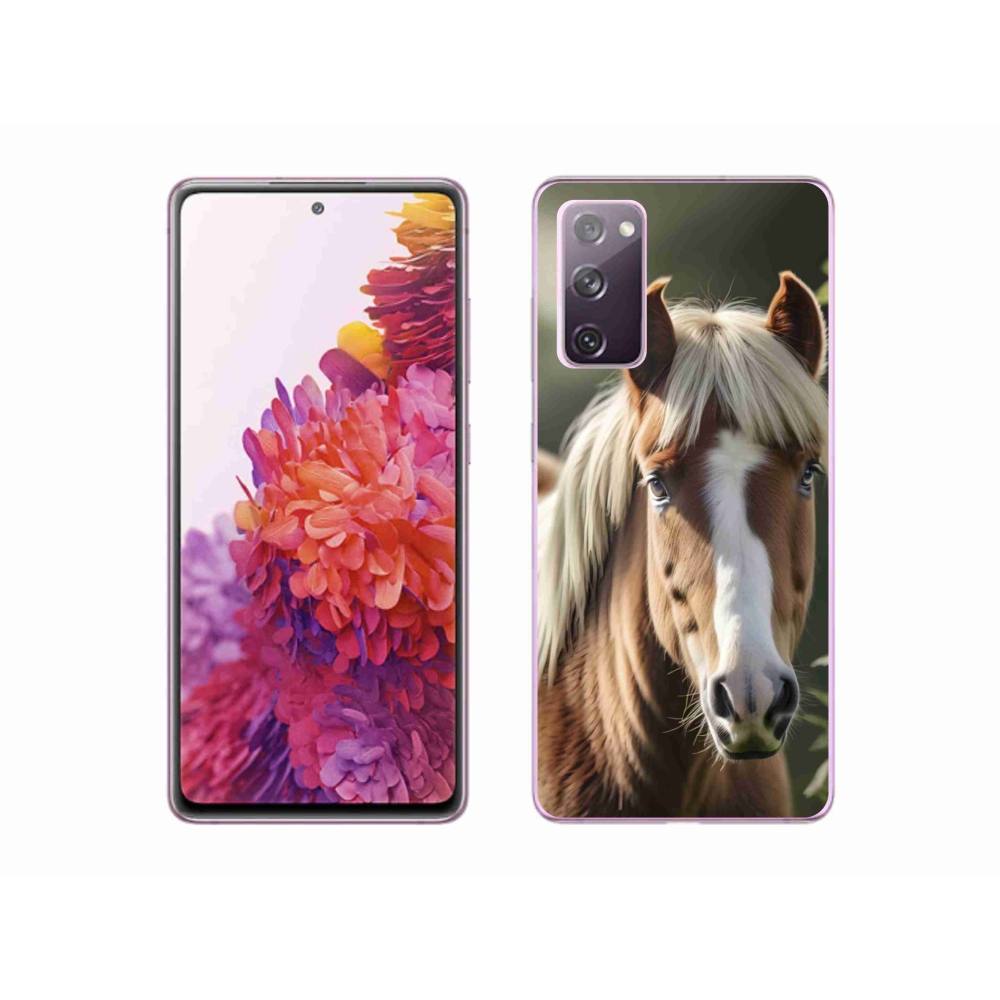 Zselés borítás mmCase Samsung Galaxy S20 FE készülékhez - ló könnyű sörénnyel