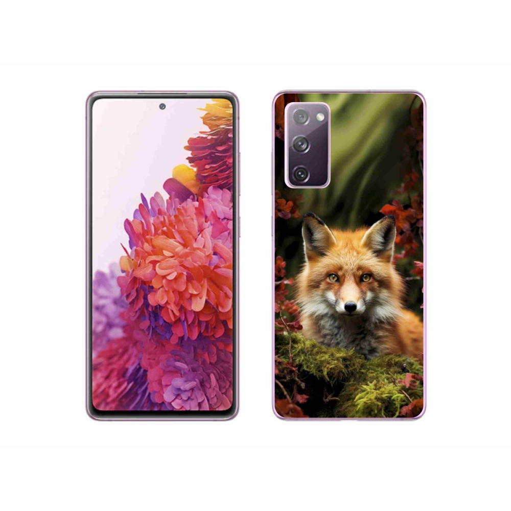 Zselés borítás mmCase Samsung Galaxy S20 FE - róka az erdőben