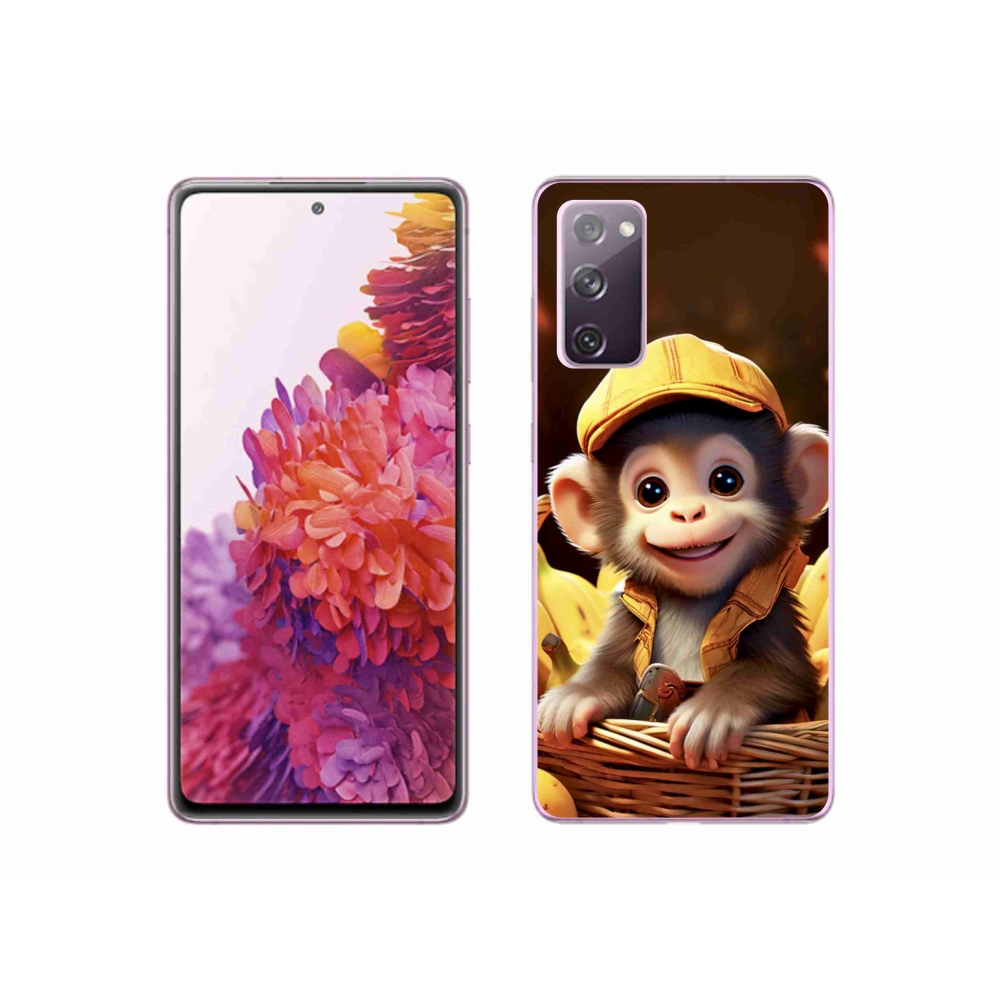 Zselés borítás mmCase Samsung Galaxy S20 FE - majom a kosárban