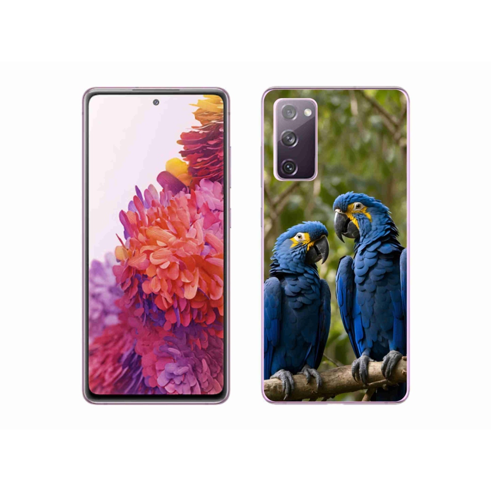 Gél borítás mmCase Samsung Galaxy S20 FE készülékhez - papagáj duó