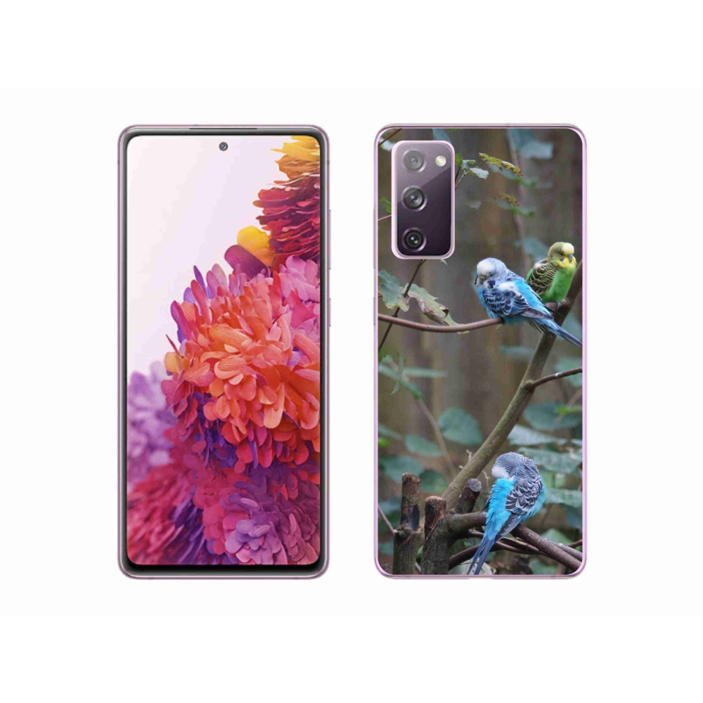 Zselés borítás mmCase Samsung Galaxy S20 FE - papagájok az ágon