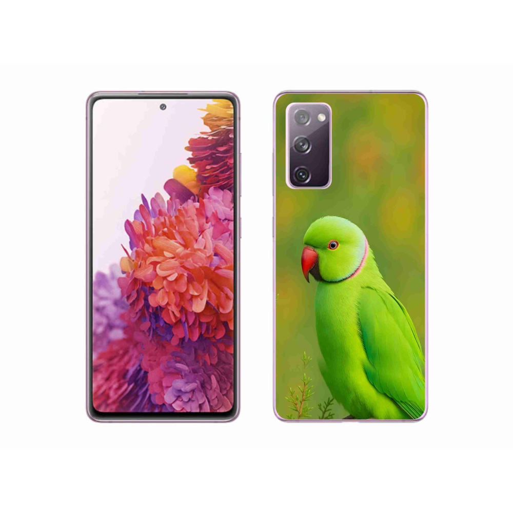 Gél borítás mmCase Samsung Galaxy S20 FE készülékhez - papagáj alexander 2