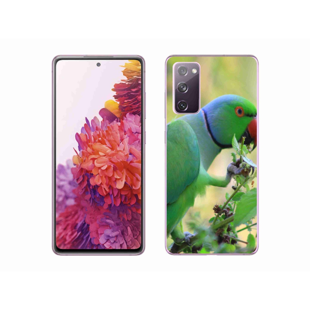 Zselés borítás mmCase Samsung Galaxy S20 FE készülékhez - papagáj alexandr