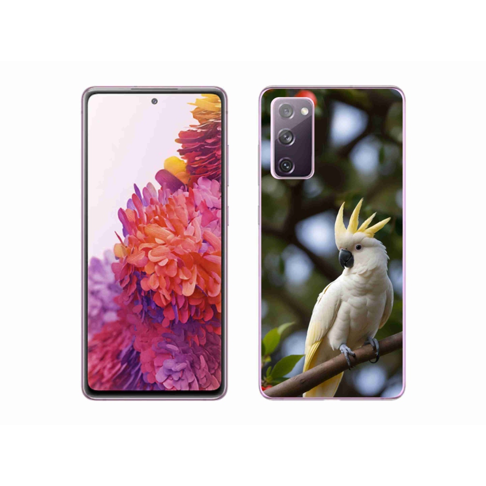 Gél borítás mmCase Samsung Galaxy S20 FE készülékhez - papagáj kakadu 3
