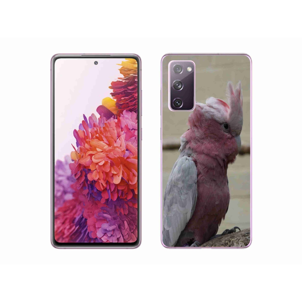 Zselés borítás mmCase Samsung Galaxy S20 FE készülékhez - papagáj kakadu rózsaszínű