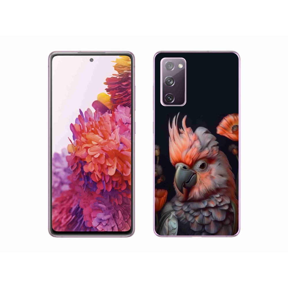 Gél borítás mmCase Samsung Galaxy S20 FE készülékhez - papagáj kakadu színekben