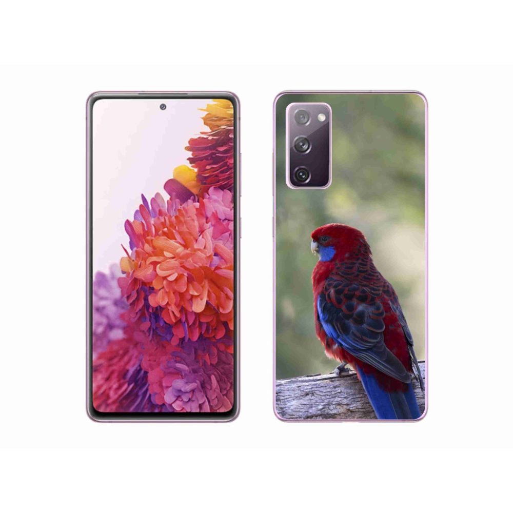 Zselés borítás mmCase Samsung Galaxy S20 FE készülékhez - papagáj rózsa