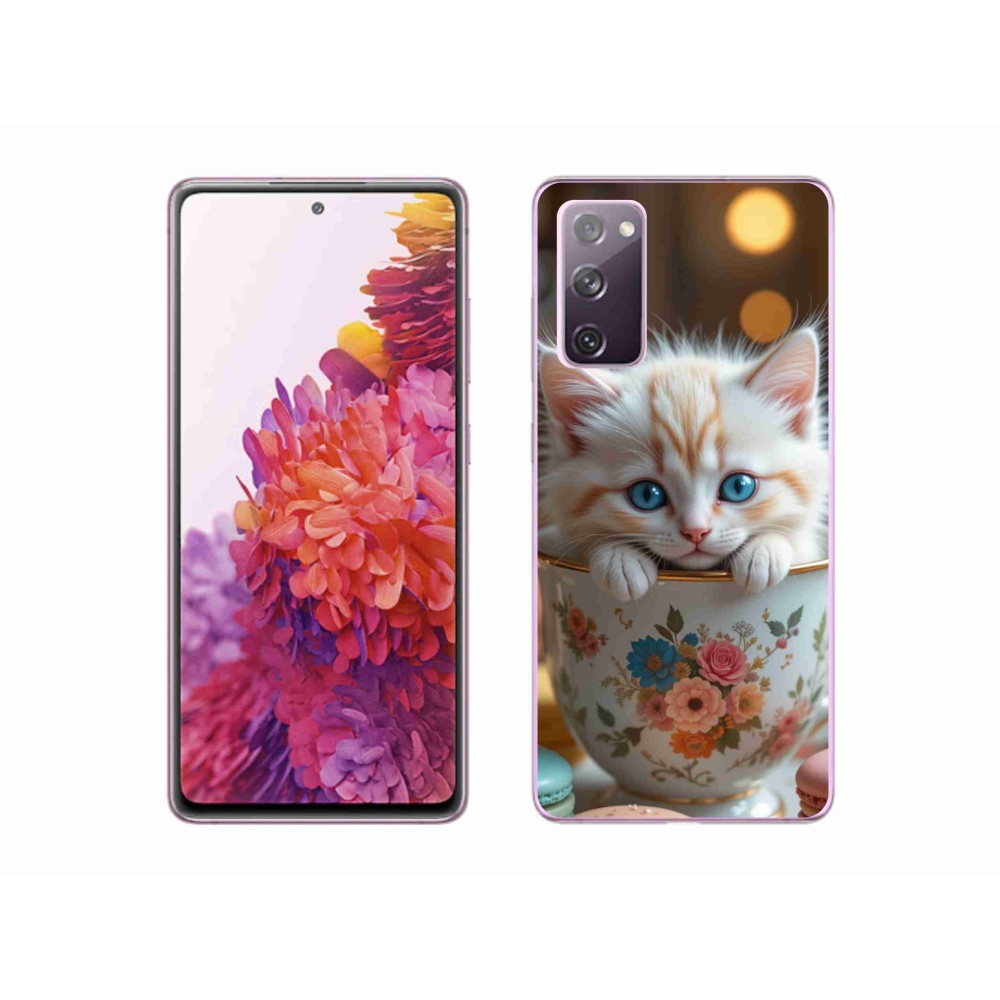 Gél borítás mmCase Samsung Galaxy S20 FE - aranyos cica 6