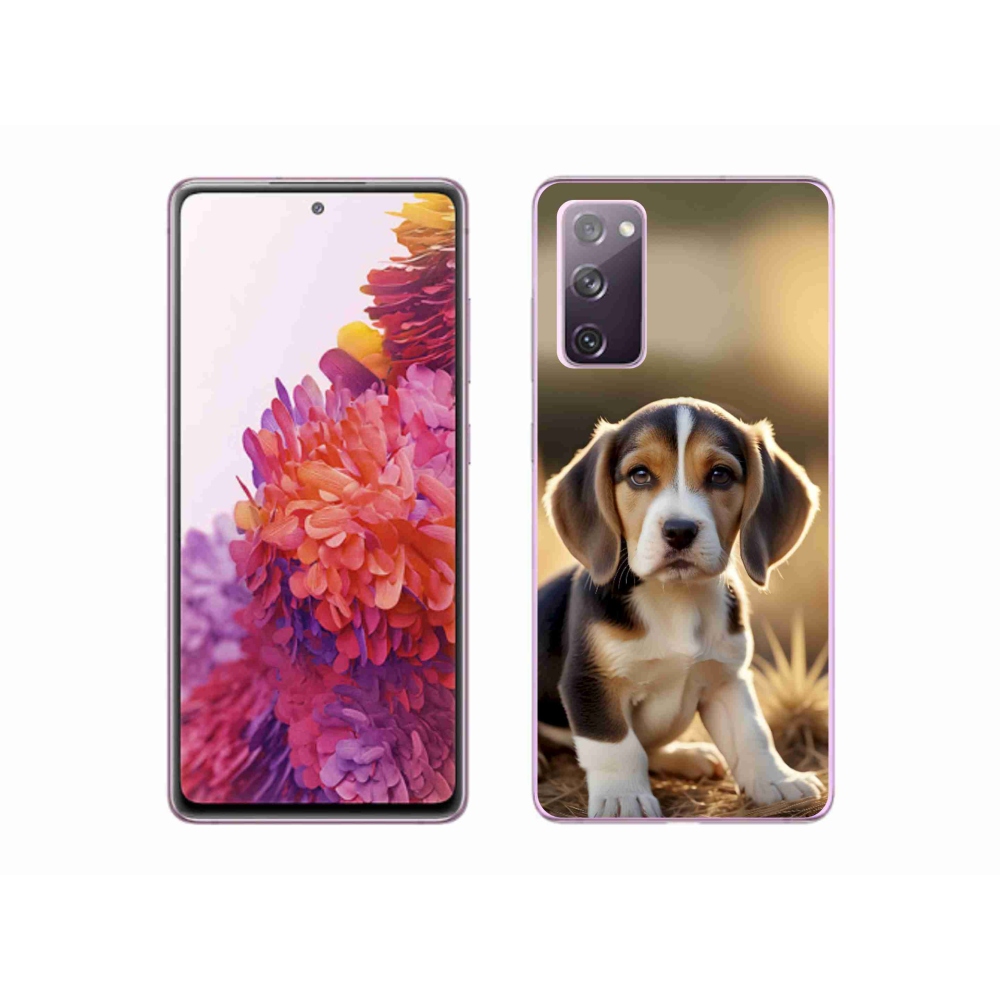 Gél borítás mmCase Samsung Galaxy S20 FE készülékhez - aranyos beagle