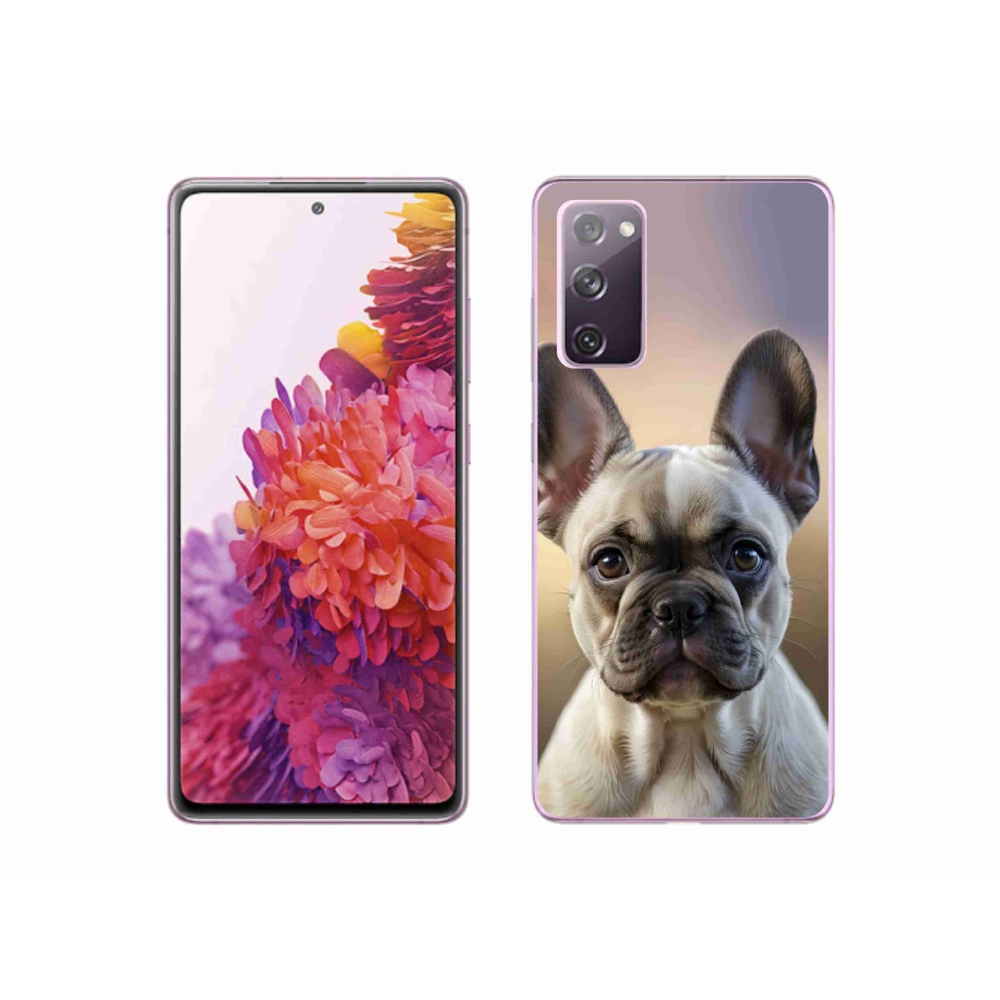 Gél borítás mmCase Samsung Galaxy S20 FE készülékhez - aranyos francia bulldog