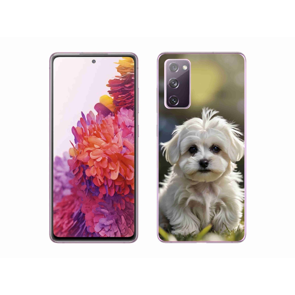 Gél borítás mmCase Samsung Galaxy S20 FE készülékhez - aranyos máltai kutya