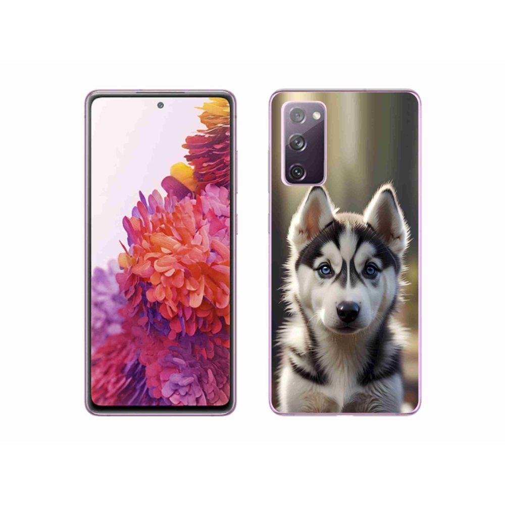 Gél borítás mmCase Samsung Galaxy S20 FE készülékhez - aranyos szibériai husky