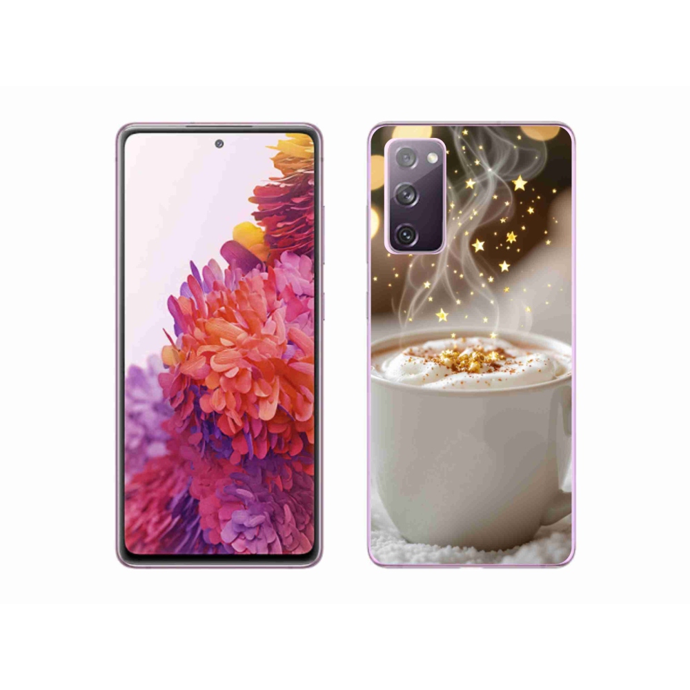 Gél borítás mmCase Samsung Galaxy S20 FE készülékhez - Karácsonyi forró ital