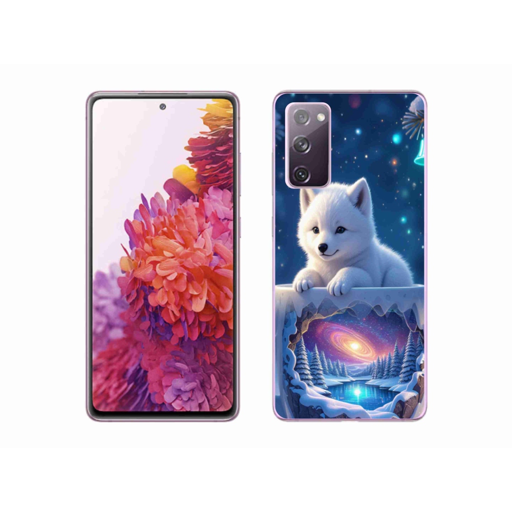 Gél borítás mmCase Samsung Galaxy S20 FE - Karácsonyi kölyökkutya