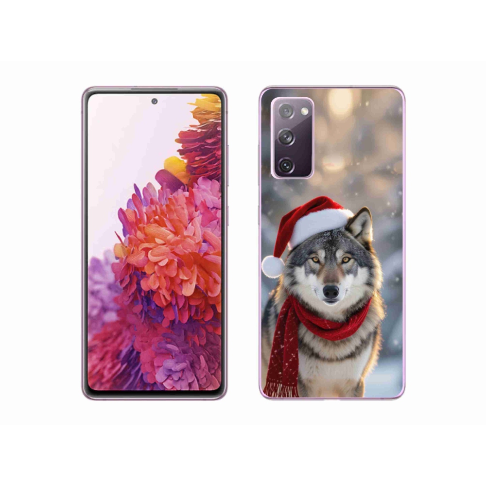 Gél borítás mmCase Samsung Galaxy S20 FE - Karácsonyi farkas