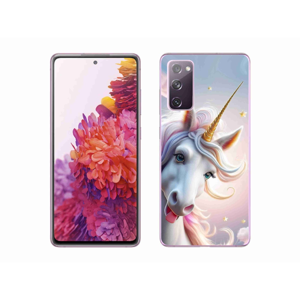 Gél védőhuzat mmCase Samsung Galaxy S20 FE - vidám egyszarvú