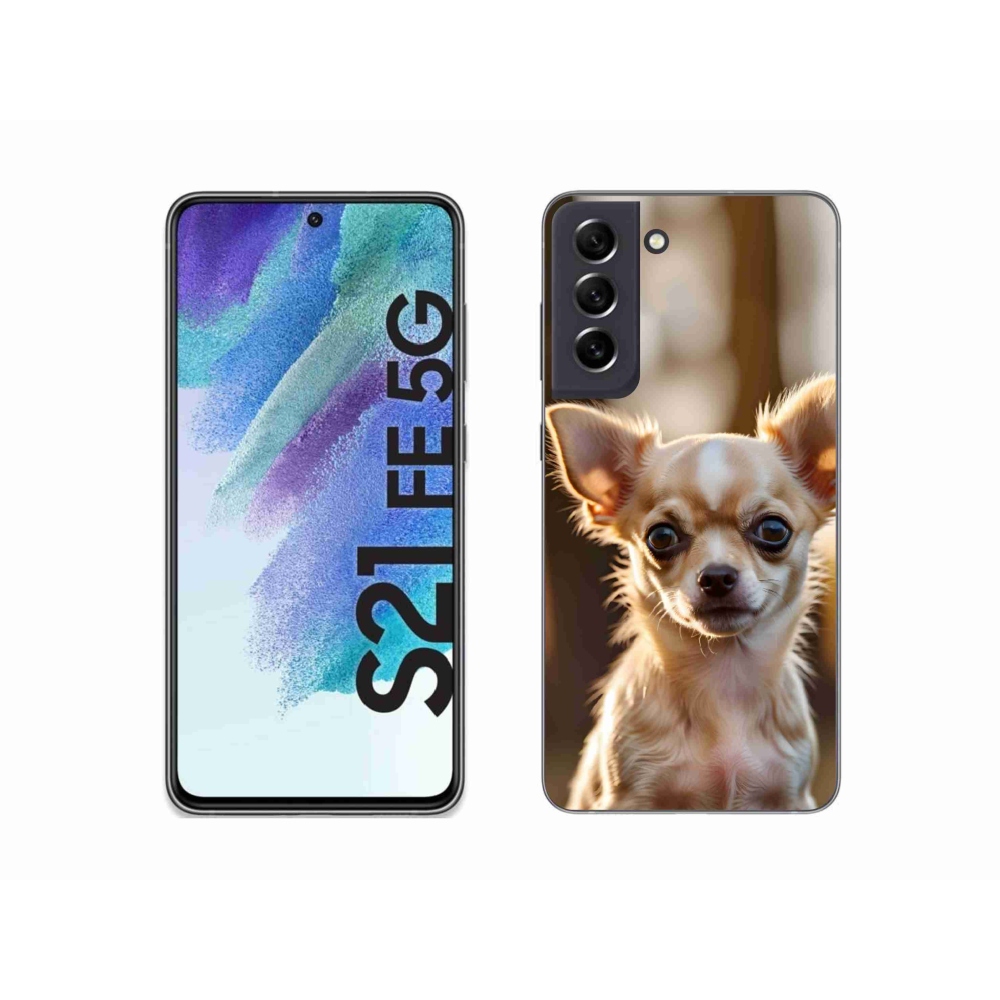 Gél borítás mmCase Samsung Galaxy S21 FE 5G - chihuahua 6