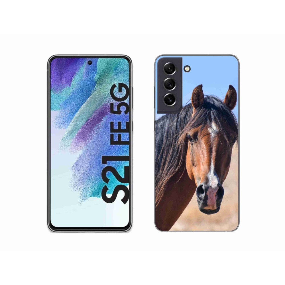 Zselés borítás mmCase Samsung Galaxy S21 FE 5G - nyugodt ló