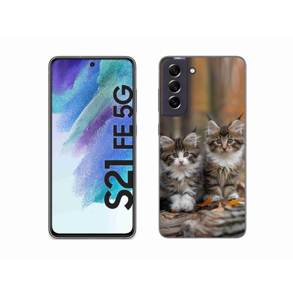 Gél védőburkolat mmCase Samsung Galaxy S21 FE 5G - cat duo 3