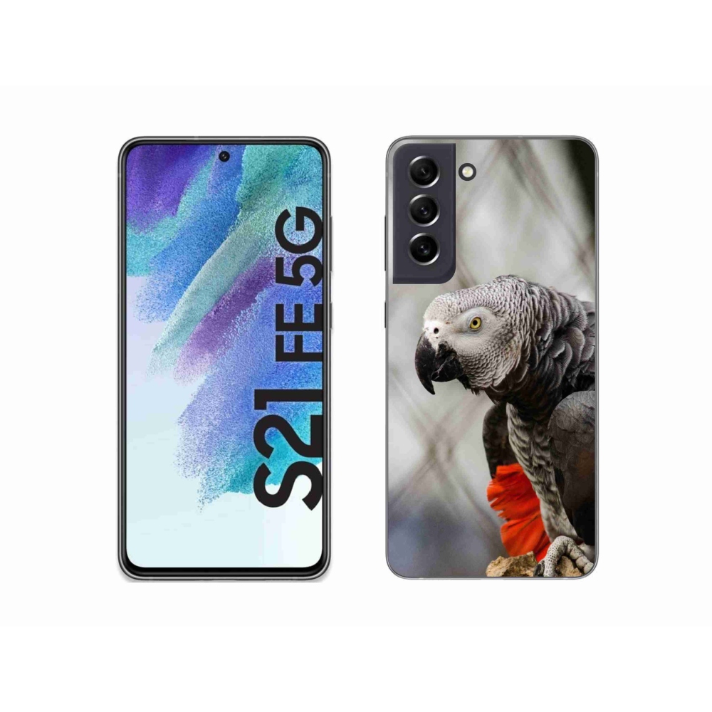 Zselés borítás mmCase Samsung Galaxy S21 FE 5G - papagáj jacco 3