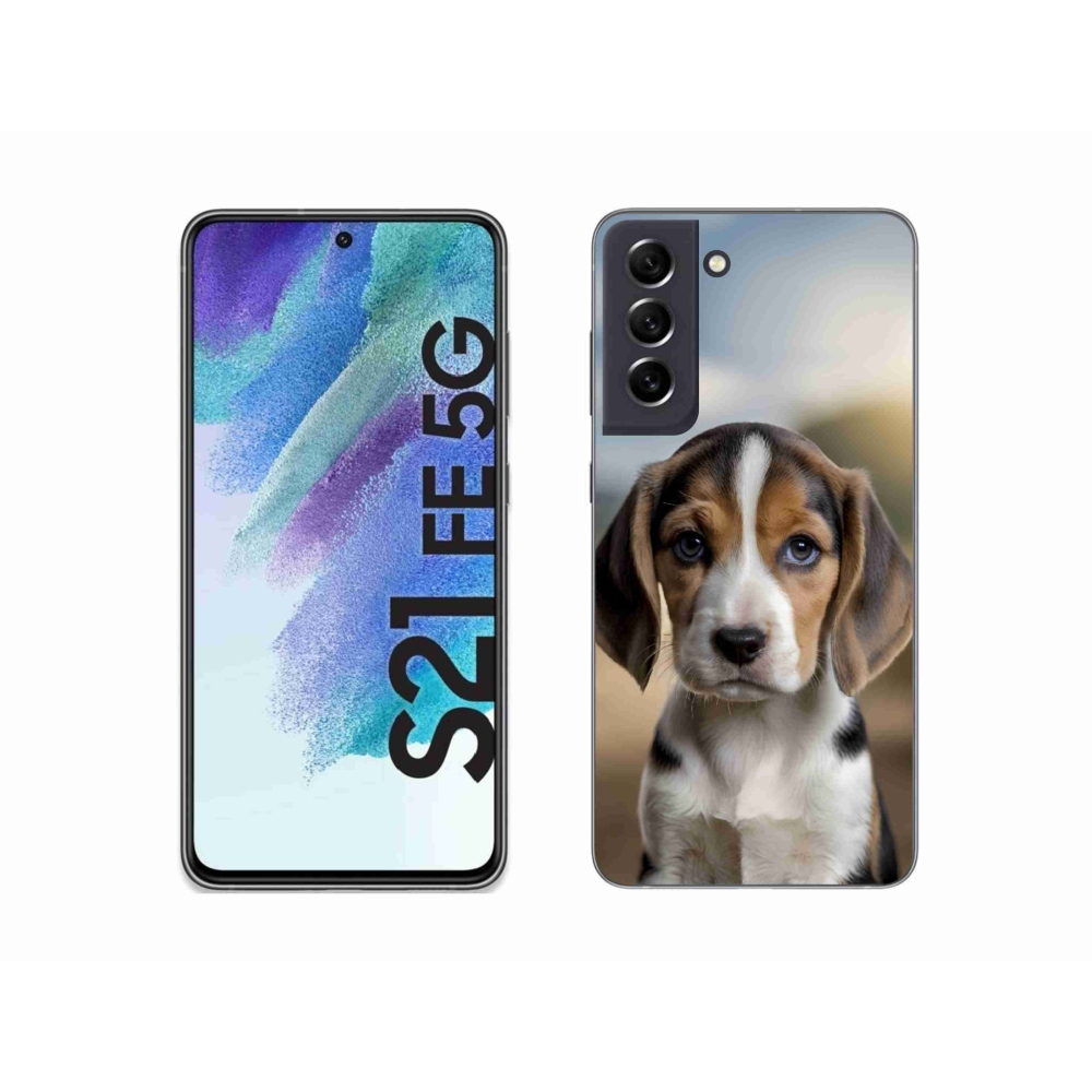 Gél védőburkolat mmCase Samsung Galaxy S21 FE 5G - aranyos bézs