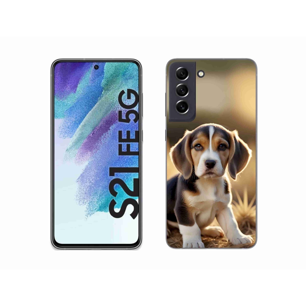 Gél védőburkolat mmCase Samsung Galaxy S21 FE 5G - aranyos bézs