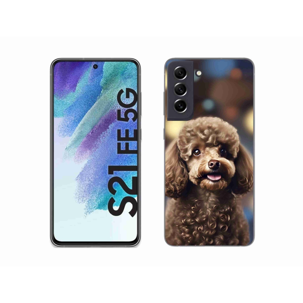 Gél védőhuzat mmCase Samsung Galaxy S21 FE 5G - aranyos uszkár