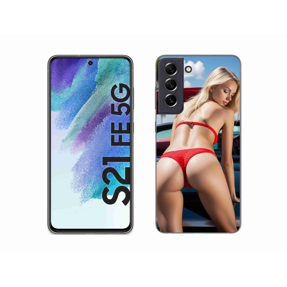 Gél borítás mmCase Samsung Galaxy S21 FE 5G - szexi nő 2
