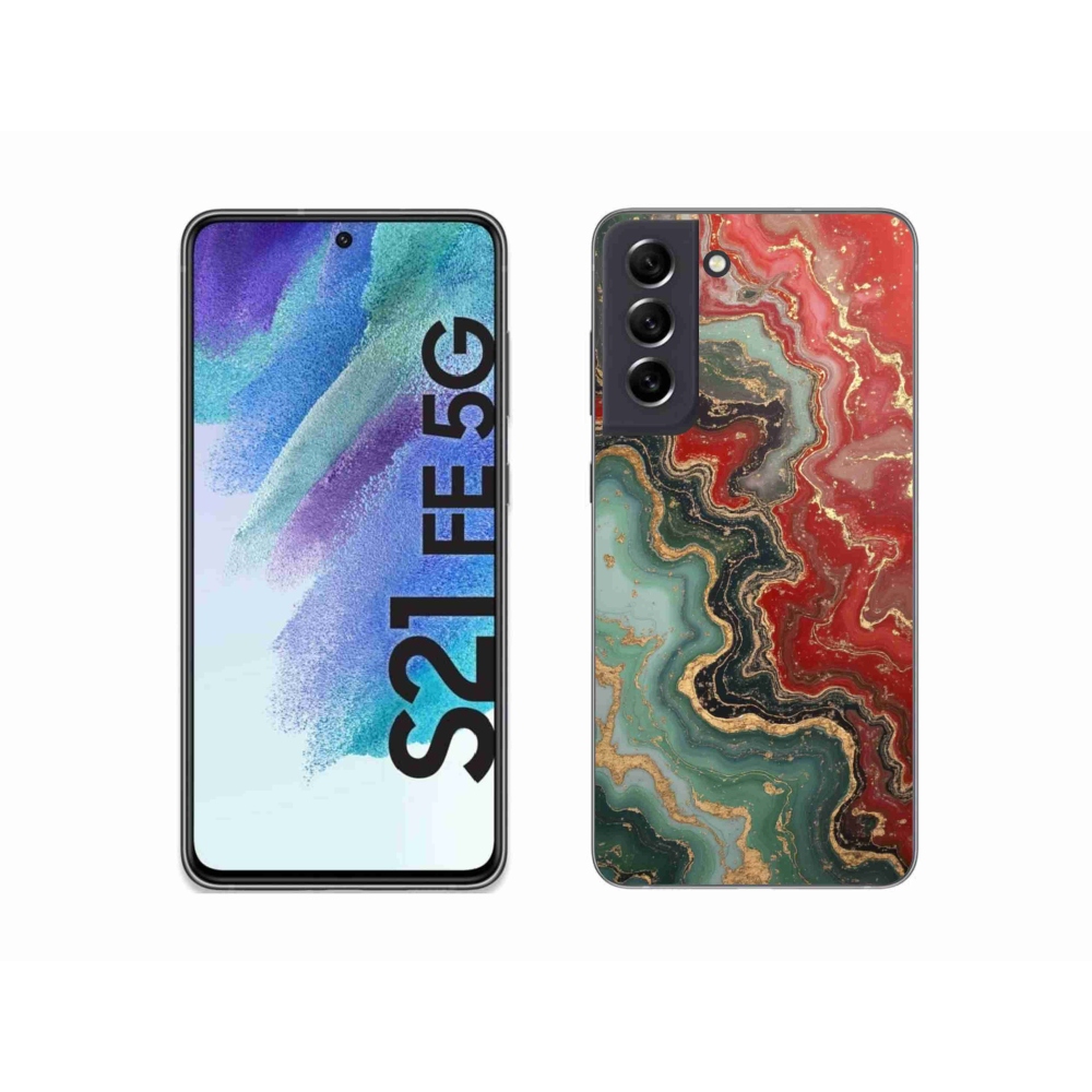 Zselés borítás mmCase Samsung Galaxy S21 FE készülékhez - absztrakt motívum 55